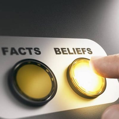 Finger,Pressing,A,Button,With,The,Word,Beliefs,Intead,Of